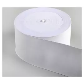 Лента эластичная, 100 мм, 25 м, цвет белый