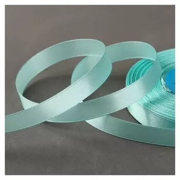 Лента атласная, 12 мм × 33 ± 2 м, цвет мятный №010