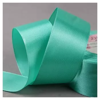 Лента атласная, 40 мм × 23 ± 1 м, цвет морская волна №148