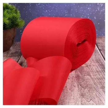 Лента капроновая, 100 мм × 100 ± 1 м, цвет красный