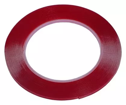 Лента клейкая Torso, прозрачная, двусторонняя, акриловая, 4 мм X 7 м