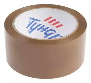 Лента клейкая тундра, коричневая, 45 мкм, 48 мм х 66 м