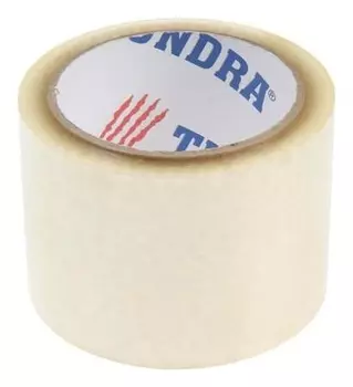 Лента клейкая Tundra, прозрачная, 40 мкм, 72 мм х 66 м