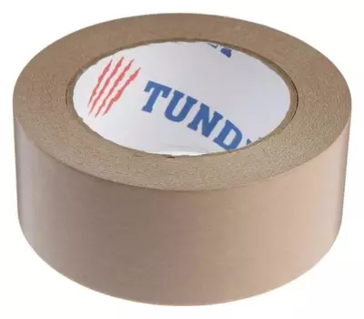 Лента крафтовая Tundra, клейкая, упаковочная, 120 мкм, 48 мм х 50 м