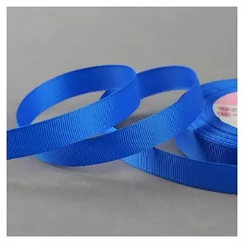 Лента репсовая, 15 мм, 23 ± 1 м, цвет синий №40