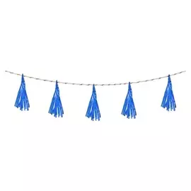 Лента тассел, набор 5 шт., цвет синий