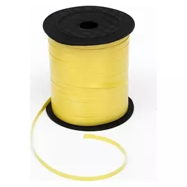Лента упаковочная простая, цвет жёлтый 0,5 см х 225 м