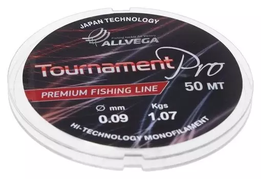 Леска "Allvega" Tournament Pro 0.09мм, 50м