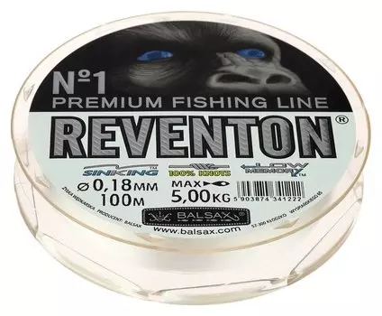 Леска Balsax Reventon Transparent 0,18, 100 м