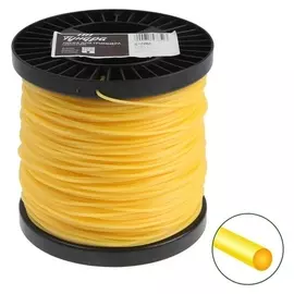 Леска для триммера тундра, сечение круг, D=2.4 мм, 240 м, нейлон