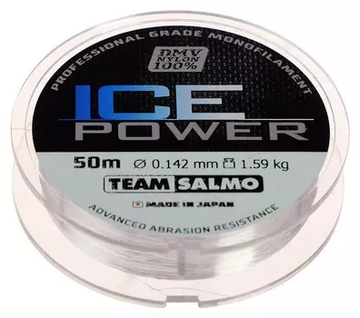 Леска монофильная Team Salmo ICE Power, 50 м, 0,14 мм
