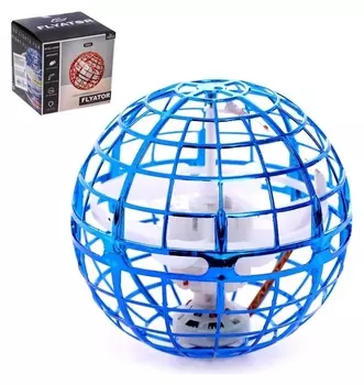 Летающий спиннер-бумеранг Nova, работает от аккумулятора, цвет синий