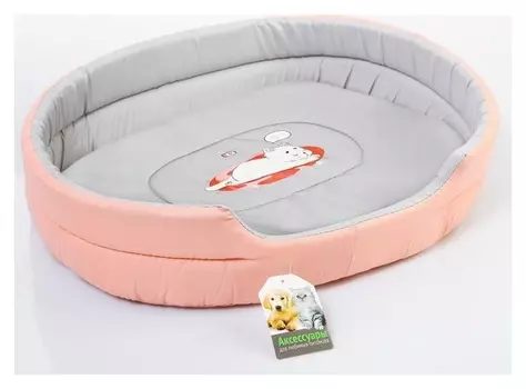 Лежанка овальная «Заряд 1%» 43х32х9,5 см