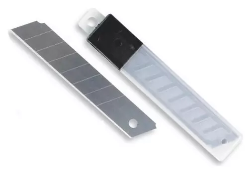 Лезвие запасное для ножей Attache 18мм 10шт./уп.пластиковый футляр