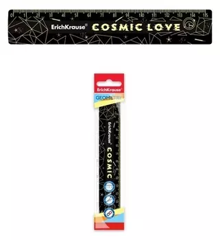 Линейка 15 см Erichkrause Magic Sky, пластик, во флоупаке (Origami)