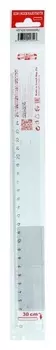 Линейка 30 см, Koh-i-noor 742610, пластиковая, прозрачная