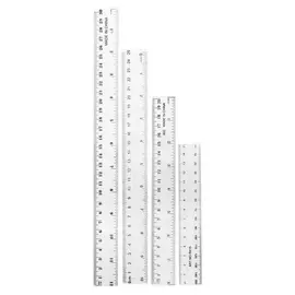 Линейка 30 см, непрозрачная