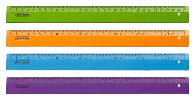 Линейка 30 см «Стамм» Intensive