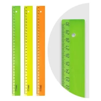 Линейка 30 см «Стамм» Neon