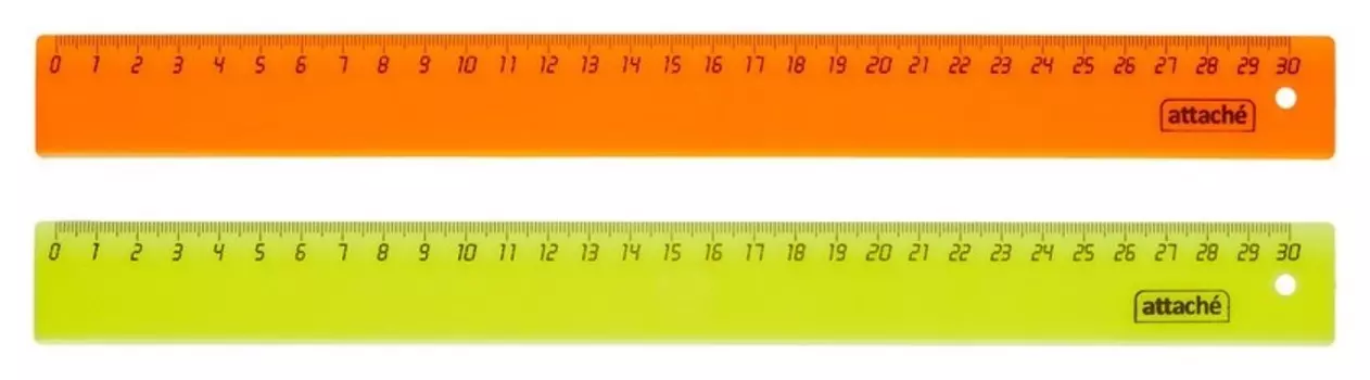 Линейка 30см Attache Economy 2 шт/уп