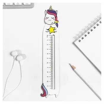 Линейка формовая "Волшебный единорог"