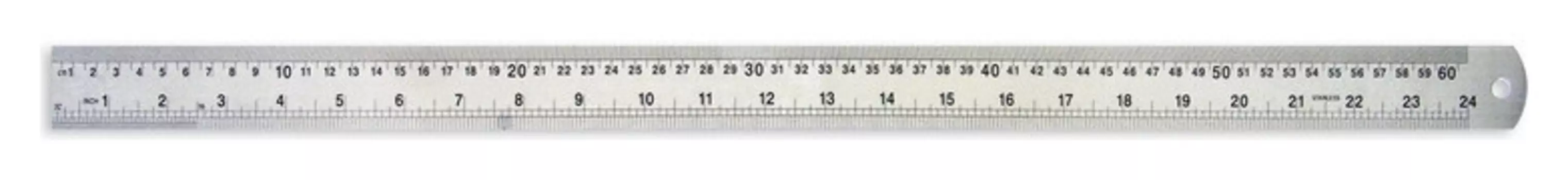 Линейка металлическая 60см Attache (24х9/8 )