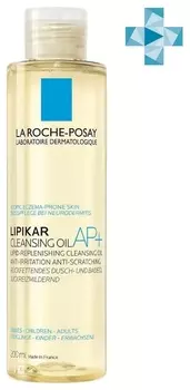 Липидовосполняющее смягчающее масло для ванны и душа для детей и взрослых Lipikar AP+ Oil (Объем 200 мл)