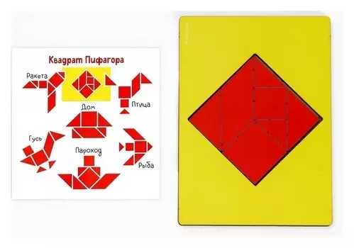 Логическая головоломка «Квадрат пифагора»
