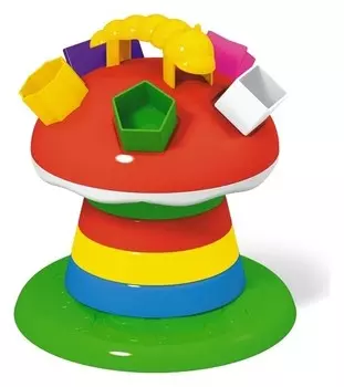 Логическая пирамидка "Гриб на поляне"