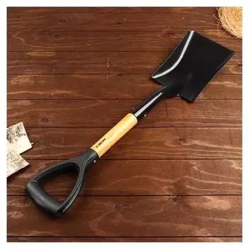 Лопата туристическая мастер К совковая 67см