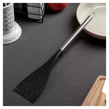 Лопатка кулинарная «Фернан», 36 см, цвет чёрный