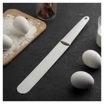 Лопатка-палетка доляна «Виктори», 35,5×3,5 см, с пластиковой ручкой, прямая