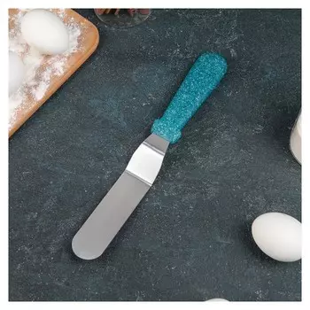 Лопатка-палетка изогнутая «Космос», с пластиковой ручкой, 26,5 см, рабочая часть 15 см (6")