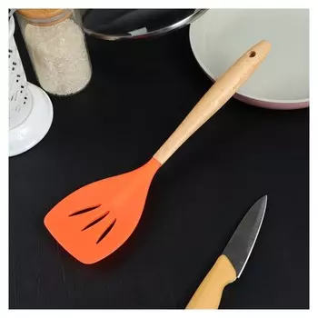 Лопатка с прорезями 29,5х8 см "Домашнее тепло"