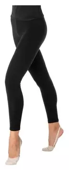 Лосины гимнастические х/б, размер 40, цвет чёрный