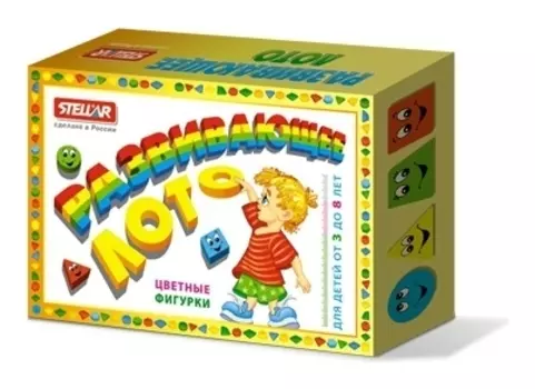 Лото развивающее Цветные фигуры