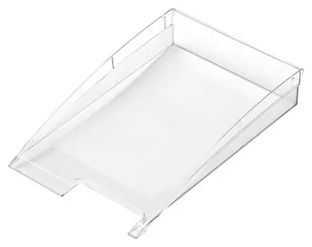 Лоток для бумаг Attache City прозрачный