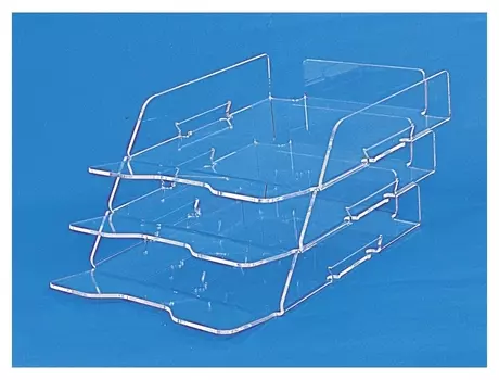 Лоток для бумаг Attache Selection со смещением на 3 отделения А4 215х44