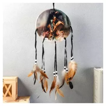 Ловец снов 80 "Объятия" круг D=16 см