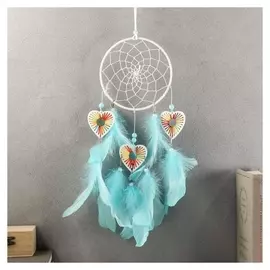 Ловец снов "Паутинка с сердечками" 40х14 см