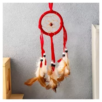 Ловец снов "Паутинка с жемчугом" D=5 см