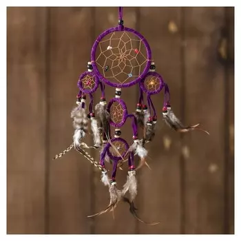 Ловец снов "Пять пурпурных колец" 0,7х15х40 см