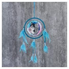 Ловец снов "Спокойной ночи, сладких снов, желаю сказочных миров", D 20 см