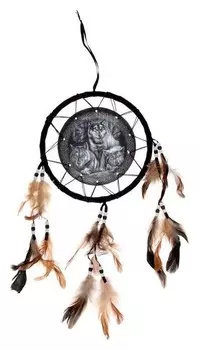 Ловец снов "Волки", D=20 см