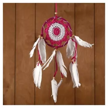 Ловец снов "Восхищение" малиновый 0,7х12х40 см