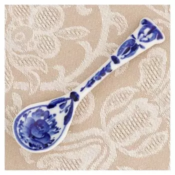 Ложка, 12×3×2 см, гжель