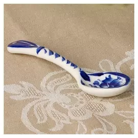 Ложка, большая, гжель