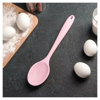 Ложка «Фиалка», 26,5 см, цвет фиолетовый