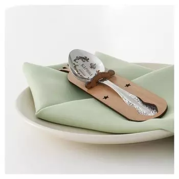 Ложка именная, чайная, с гравировкой "Карина", H=14