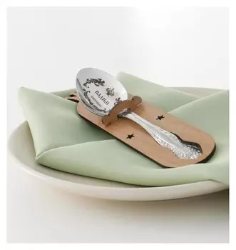 Ложка именная, чайная, с гравировкой "Вадим", H=14